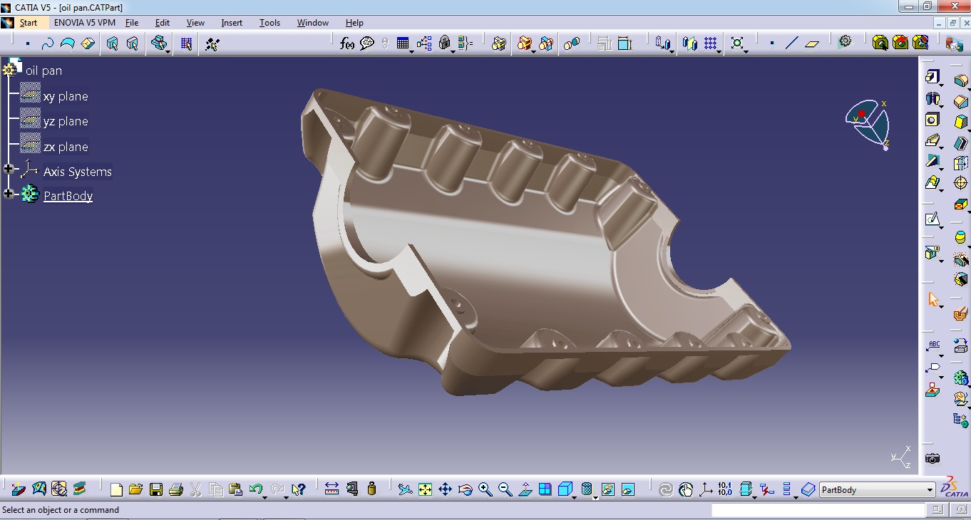 OIL PAN | 3DEXPERIENCE Edu